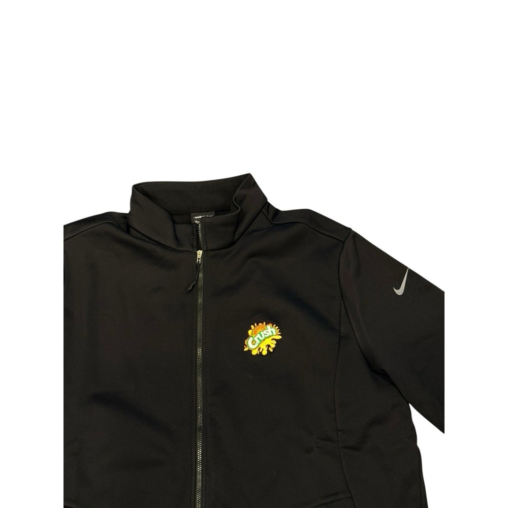 Men's NWT Nike golf XL Windproof Therma-fit black jacket Crush & Pepsi Logos